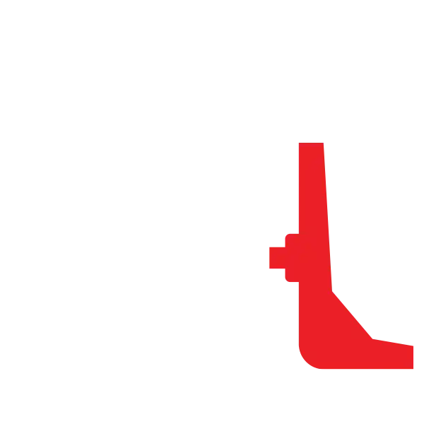 bulldozer white icon